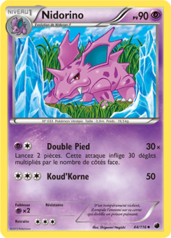 Nidorino (Noir & Blanc Glaciation Plasma 44)