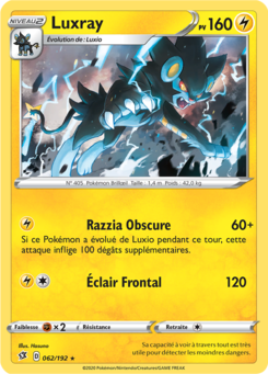 Luxray (Épée et Bouclier Clash des Rebelles 062)