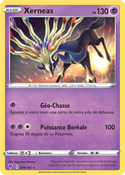 Xerneas (Épée et Bouclier Voltage Éclatant 078)
