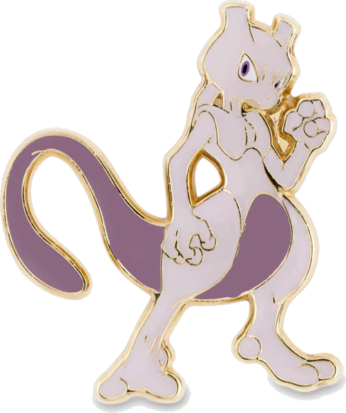 Fichier:Pin's JCC Collection avec pin's Légendes Brillantes Mewtwo Mewtwo.png