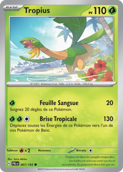 Tropius (Écarlate et Violet Évolutions à Paldea 007)