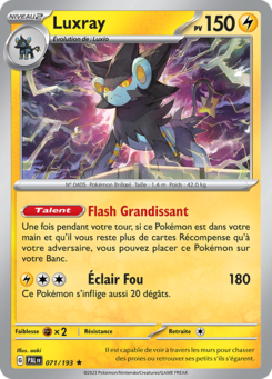 Luxray (Écarlate et Violet Évolutions à Paldea 071)