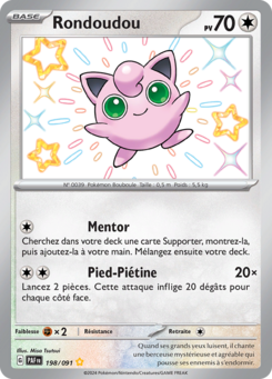 Rondoudou (Écarlate et Violet Destinées de Paldea 198)