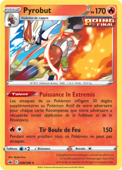 Pyrobut (Épée et Bouclier Règne de Glace 028)