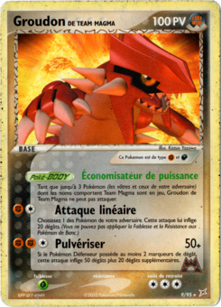 Groudon de Team Magma (EX Team Magma VS Team Aqua 9)