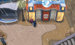 Kalem sous la pluie à Roche-sur-Gliffe dans Pokémon X et Y.