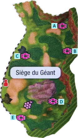 Localisation des antres du Siège du Géant