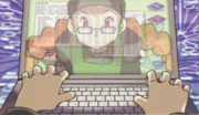 Annette surfe sur le net