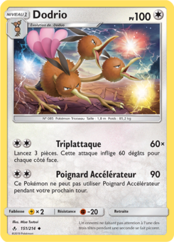 Dodrio (Soleil et Lune Alliance Infaillible 151)