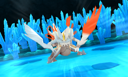 Kyurem Blanc met au défi le joueur.