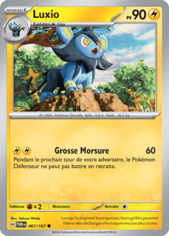 Luxio (Écarlate et Violet Mascarade Crépusculaire 067)