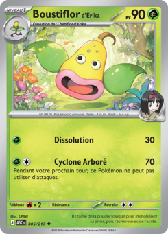 Boustiflor d'Erika (Méga-Évolution Héros Transcendants 005)