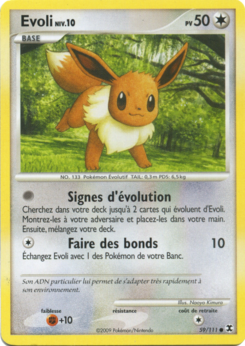Evoli (Platine Rivaux Émergeants 59)
