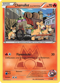 Chamallot de la Team Magma (Double Danger 1)