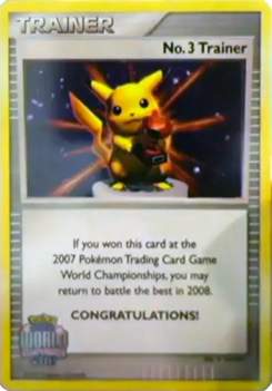 No. 3 Trainer (World Championships 2007)