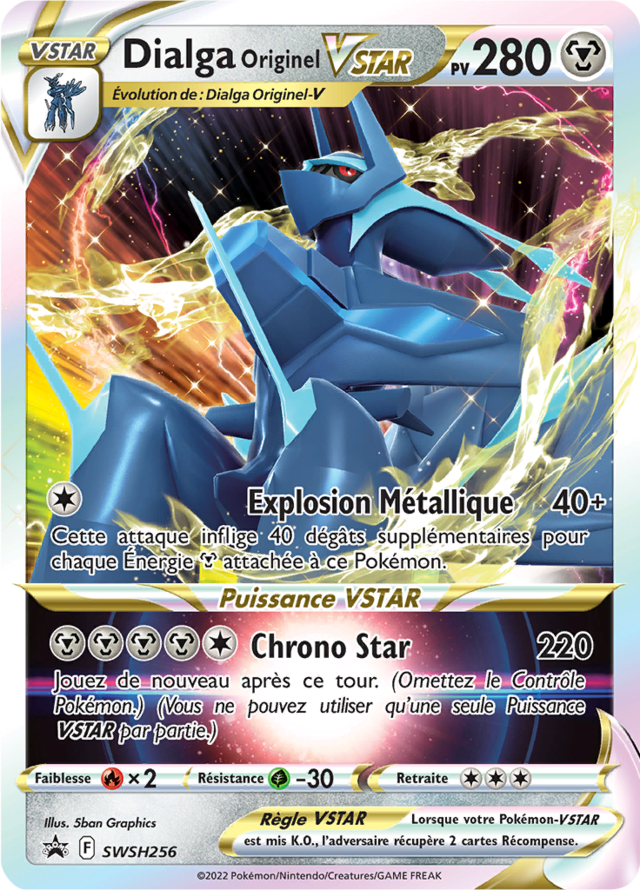 Dialga Originel VSTAR Promo SWSH 256 Pok p dia
