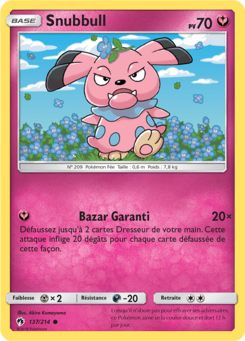 Snubbull (Soleil et Lune Tonnerre Perdu 137)