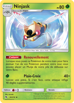 Ninjask (Soleil et Lune Tonnerre Perdu 30)