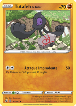 Tutafeh de Galar (Épée et Bouclier Clash des Rebelles 101)