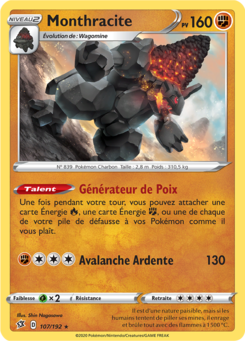 Monthracite (Épée et Bouclier Clash des Rebelles 107)