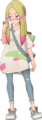 La tenue canonique d'Oléa dans Pokémon Masters EX.