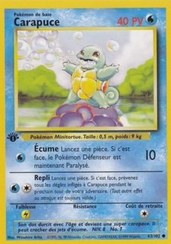 Carapuce (Set de Base 63)
