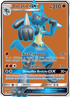 Lucario-GX (Soleil et Lune Lumière Interdite 122)