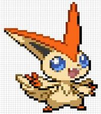 Pixel Art de Victini (par Vy)