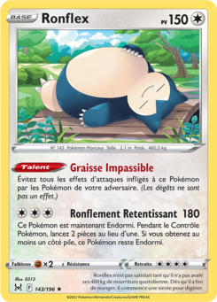 Ronflex (Épée et Bouclier Origine Perdue 143)