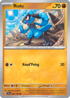 Riolu (Écarlate et Violet Couronne Stellaire 081)
