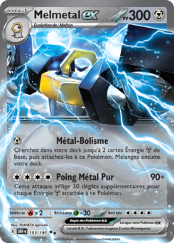 Melmetal-ex (Écarlate et Violet Flammes Obsidiennes 153)