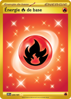 Énergie Feu de base (Écarlate et Violet Flammes Obsidiennes 230)