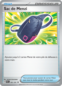 Sac de Menzi (Écarlate et Violet Destinées de Paldea 083)