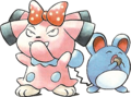 Artwork avec Snubbull pour Pokémon Cristal.