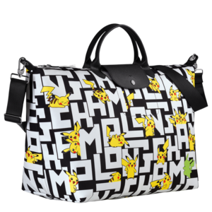 Longchamp Sac de voyage logo trois quart.png