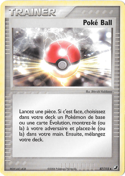 Poké Ball (EX Forces Cachées 87)