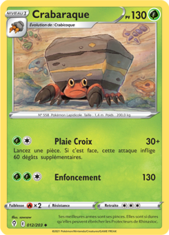 Crabaraque (Épée et Bouclier Évolution Céleste 012)