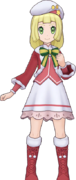 Le second look saisonnier de Lilie dans Pokémon Masters EX.