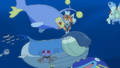 Lanturn, Wailmer, et Tentacruel (sauvage)