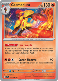 Carmadura (Écarlate et Violet Destinées de Paldea 015)
