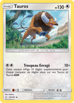 Tauros (Soleil et Lune Duo de Choc 129)