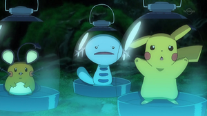 XY070 - Dedenne de Lem et Pikachu de Sacha.png