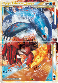 Kyogre & Groudon LÉGENDE (HS Indomptable 87-88)