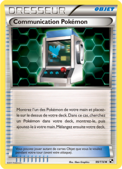 Communication Pokémon (Noir & Blanc 99)