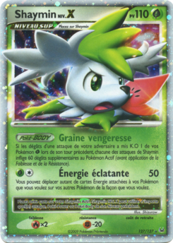 Shaymin NIV.X (Platine 127)