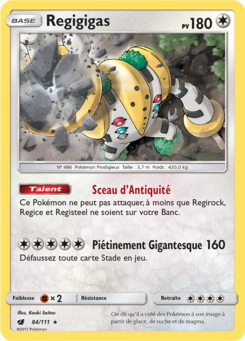 Regigigas (Soleil et Lune Invasion Carmin 84)