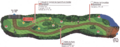 Plan de la Route 11 dans Pokémon Ultra-Soleil et Ultra-Lune.