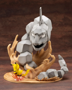 Figurine Onix contre Pikachu ArtFX.png