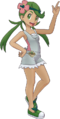 La tenue canonique de Barbara dans Pokémon Masters EX.