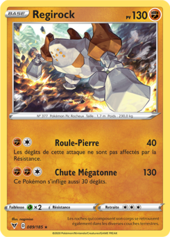 Regirock (Épée et Bouclier Voltage Éclatant 089)